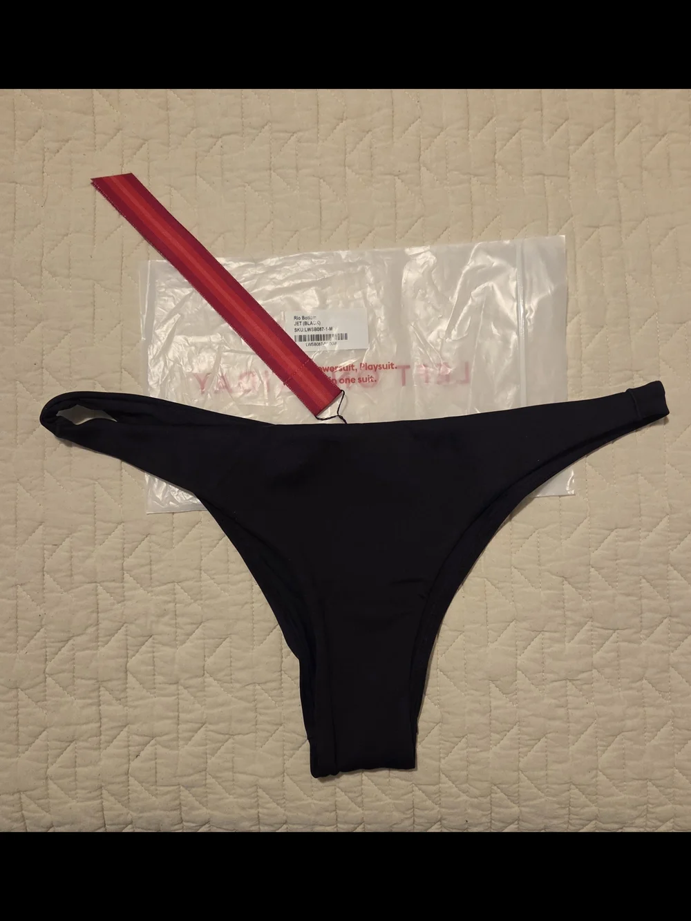 Left On Friday Black Rio Bikini Bottoms